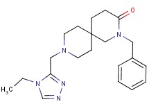 2-benzyl-9-[(4-ethyl-4H-1,2,4-triazol-3-yl)methyl]-2,9-diazaspiro[5.5]undecan-3-one