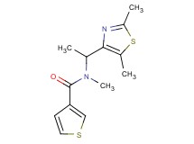 N-[1-(2,5-dimethyl-1,3-thiazol-4-yl)ethyl]-N-methyl-3-thiophenecarboxamide