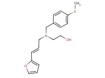 2-{[(2E)-3-(2-furyl)prop-2-en-1-yl][4-(methylthio)benzyl]amino}ethanol