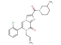 7-allyl-6-(2-chlorophenyl)-2-[(3-methylpiperidin-1-yl)carbonyl]imidazo[1,2-a]pyrazin-8(7H)-one