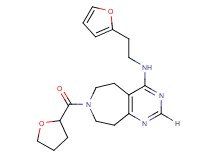 N-[2-(2-furyl)ethyl]-7-(tetrahydrofuran-2-ylcarbonyl)-6,7,8,9-tetrahydro-5H-pyrimido[4,5-d]azepin-4-amine