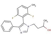 4-[5-(2,6-difluoro-3-methylphenyl)-4-phenyl-1H-imidazol-1-yl]butan-2-ol
