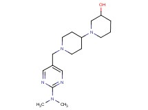 1'-{[2-(dimethylamino)-5-pyrimidinyl]methyl}-1,4'-bipiperidin-3-ol
