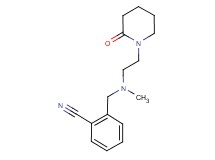 2-({methyl[2-(2-oxopiperidin-1-yl)ethyl]amino}methyl)benzonitrile