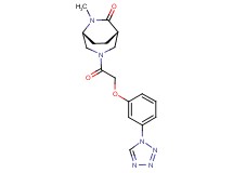 (1S*,5R*)-6-methyl-3-{[3-(1H-tetrazol-1-yl)phenoxy]acetyl}-3,6-diazabicyclo[3.2.2]nonan-7-one
