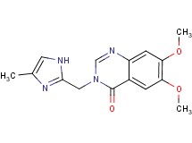 6,7-dimethoxy-3-[(4-methyl-1H-imidazol-2-yl)methyl]quinazolin-4(3H)-one