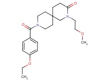 9-(4-ethoxybenzoyl)-2-(2-methoxyethyl)-2,9-diazaspiro[5.5]undecan-3-one