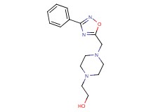 2-{4-[(3-phenyl-1,2,4-oxadiazol-5-yl)methyl]-1-piperazinyl}ethanol
