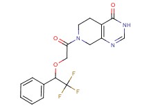 7-[(2,2,2-trifluoro-1-phenylethoxy)acetyl]-5,6,7,8-tetrahydropyrido[3,4-d]pyrimidin-4(3H)-one