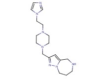 2-({4-[2-(1H-imidazol-1-yl)ethyl]-1-piperazinyl}methyl)-5,6,7,8-tetrahydro-4H-pyrazolo[1,5-a][1,4]diazepine