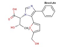 (2R,3S)-3-hydroxy-2-{5-[5-(hydroxymethyl)-2-furyl]-4-phenyl-1H-imidazol-1-yl}butanoic acid