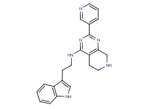 N-[2-(1H-indol-3-yl)ethyl]-2-pyridin-3-yl-5,6,7,8-tetrahydropyrido[3,4-d]pyrimidin-4-amine
