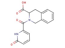 2-[(6-oxo-1,6-dihydropyridin-2-yl)carbonyl]-1,2,3,4-tetrahydroisoquinoline-3-carboxylic acid
