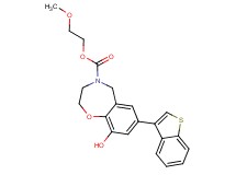 2-methoxyethyl 7-(1-benzothien-3-yl)-9-hydroxy-2,3-dihydro-1,4-benzoxazepine-4(5H)-carboxylate