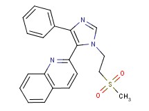 2-{1-[2-(methylsulfonyl)ethyl]-4-phenyl-1H-imidazol-5-yl}quinoline