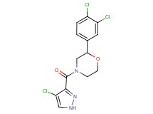 4-[(4-chloro-1H-pyrazol-3-yl)carbonyl]-2-(3,4-dichlorophenyl)morpholine