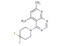 4-(4,4-difluoropiperidin-1-yl)-5,7-dimethylpyrido[2,3-d]pyrimidine