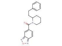 5-{[2-(2-phenylethyl)-1-piperidinyl]carbonyl}-2,1,3-benzoxadiazole