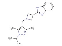 2-{1-[(1-isopropyl-3,5-dimethyl-1H-pyrazol-4-yl)methyl]azetidin-3-yl}-1H-benzimidazole