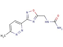 N-{[3-(6-methyl-3-pyridazinyl)-1,2,4-oxadiazol-5-yl]methyl}urea