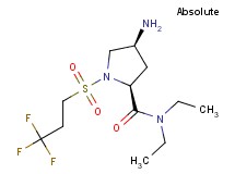 (4S)-4-amino-N,N-diethyl-1-[(3,3,3-trifluoropropyl)sulfonyl]-L-prolinamide