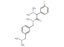 2-(dimethylamino)-N-{3-[(dimethylamino)methyl]benzyl}-2-(3-fluorophenyl)-N-methylacetamide