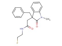 2-(3-benzyl-1-methyl-2-oxo-2,3-dihydro-1H-indol-3-yl)-N-(2-fluoroethyl)acetamide
