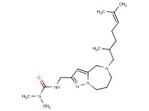 N'-{[5-(2,6-dimethylhept-5-en-1-yl)-5,6,7,8-tetrahydro-4H-pyrazolo[1,5-a][1,4]diazepin-2-yl]methyl}-N,N-dimethylurea