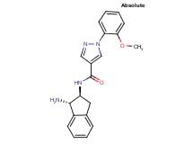 N-[(1S,2S)-1-amino-2,3-dihydro-1H-inden-2-yl]-1-(2-methoxyphenyl)-1H-pyrazole-4-carboxamide hydrochloride