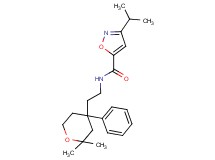 N-[2-(2,2-dimethyl-4-phenyltetrahydro-2H-pyran-4-yl)ethyl]-3-isopropyl-5-isoxazolecarboxamide
