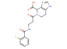 5-[N-(2-fluorobenzoyl)-beta-alanyl]-4,5,6,7-tetrahydro-1H-imidazo[4,5-c]pyridine-4-carboxylic acid