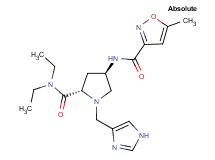 (4R)-N,N-diethyl-1-(1H-imidazol-4-ylmethyl)-4-{[(5-methylisoxazol-3-yl)carbonyl]amino}-L-prolinamide
