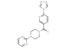 2-(4-{[6-(4H-1,2,4-triazol-4-yl)pyridin-3-yl]carbonyl}piperazin-1-yl)pyrimidine