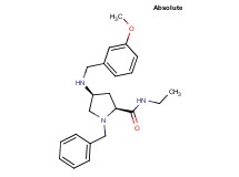 (4S)-1-benzyl-N-ethyl-4-[(3-methoxybenzyl)amino]-L-prolinamide