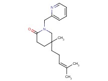 5-methyl-5-(4-methylpent-3-en-1-yl)-1-(pyridin-2-ylmethyl)piperidin-2-one