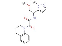 2-(3,4-dihydroquinolin-1(2H)-yl)-N-[2-methoxy-1-(1-methyl-1H-pyrazol-5-yl)ethyl]-2-oxoacetamide