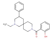 2-[(2-ethyl-4-phenyl-2,9-diazaspiro[5.5]undec-9-yl)carbonyl]phenol