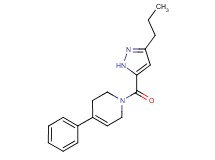 4-phenyl-1-[(3-propyl-1H-pyrazol-5-yl)carbonyl]-1,2,3,6-tetrahydropyridine