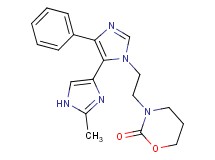 3-[2-(2-methyl-5'-phenyl-1H,3'H-4,4'-biimidazol-3'-yl)ethyl]-1,3-oxazinan-2-one