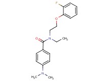 4-(dimethylamino)-N-ethyl-N-[2-(2-fluorophenoxy)ethyl]benzamide