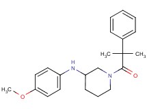 N-(4-methoxyphenyl)-1-(2-methyl-2-phenylpropanoyl)-3-piperidinamine