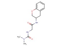 N~1~-(3,4-dihydro-2H-chromen-3-yl)-N~2~-[(dimethylamino)carbonyl]glycinamide