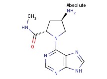 (4R)-4-amino-N-methyl-1-(9H-purin-6-yl)-L-prolinamide