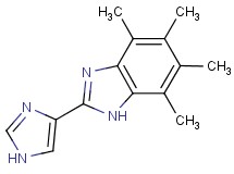 2-(1H-imidazol-4-yl)-4,5,6,7-tetramethyl-1H-benzimidazole