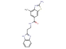 2-amino-N-[2-(1H-benzimidazol-2-yl)ethyl]-4-methyl-1,3-benzothiazole-6-carboxamide