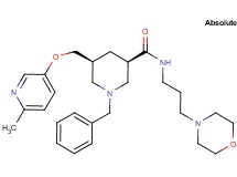 (3R,5S)-1-benzyl-5-{[(6-methyl-3-pyridinyl)oxy]methyl}-N-[3-(4-morpholinyl)propyl]-3-piperidinecarboxamide