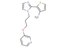 3-{3-[2-(3-methyl-2-thienyl)-1H-imidazol-1-yl]propoxy}pyridine