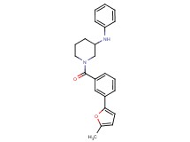 1-[3-(5-methyl-2-furyl)benzoyl]-N-phenyl-3-piperidinamine