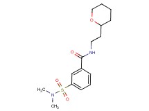 3-[(dimethylamino)sulfonyl]-N-[2-(tetrahydro-2H-pyran-2-yl)ethyl]benzamide