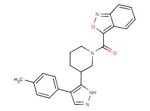 3-({3-[4-(4-methylphenyl)-1H-pyrazol-5-yl]piperidin-1-yl}carbonyl)-2,1-benzisoxazole